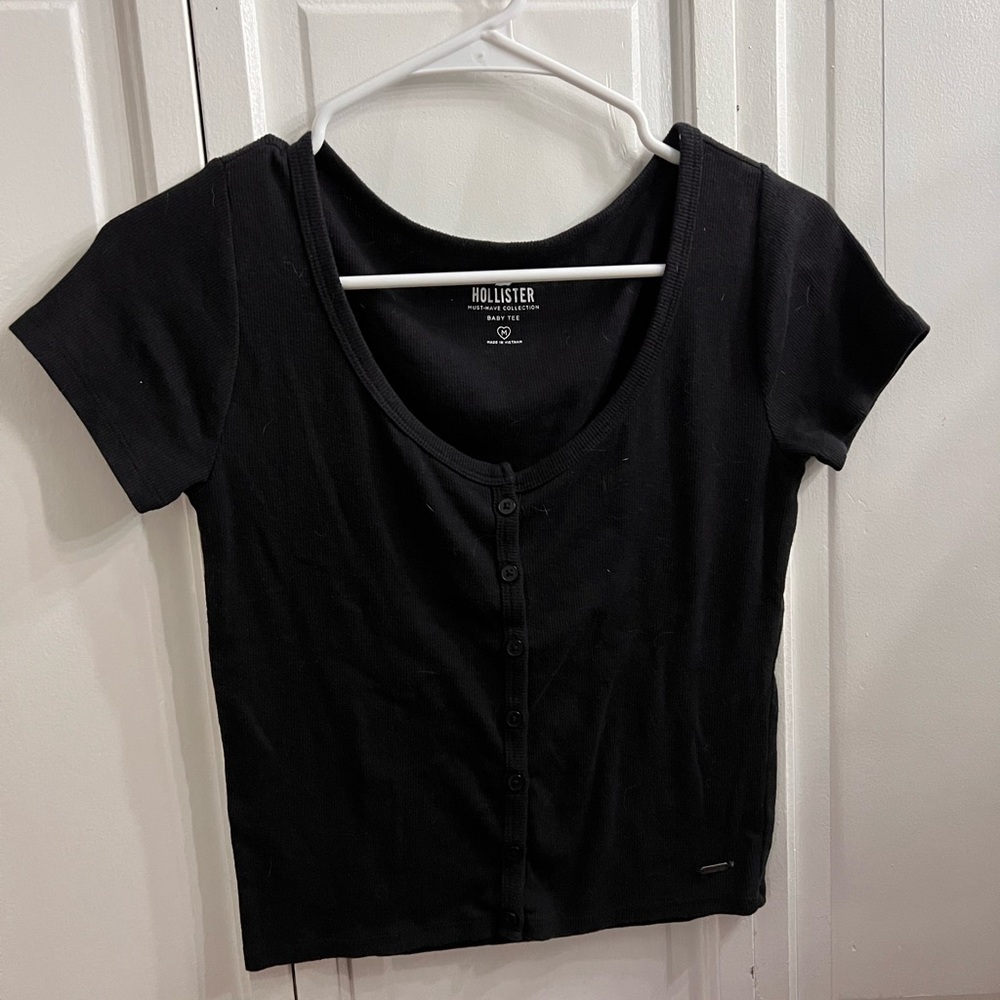 hollister button up short sleeve